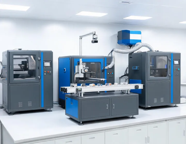 Videojet laser marking system portfolio in an industrial test cell